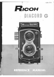 Ricoh Diacord manual. Camera Instructions.